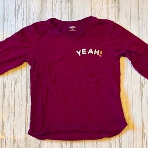 Girls Old Navy Long Sleeved Tee